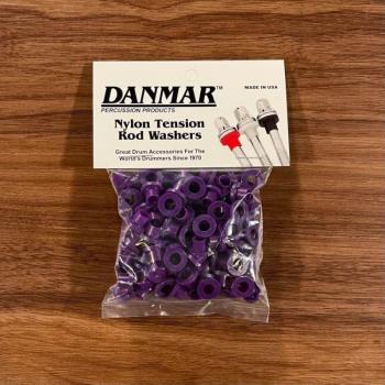 Danmar 100 Pack of Purple Nylon Tension Rod Washers