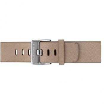Paul Hewitt 20‑mm Leder-Uhrarmband “Pure Sandstone” – Silberschließe