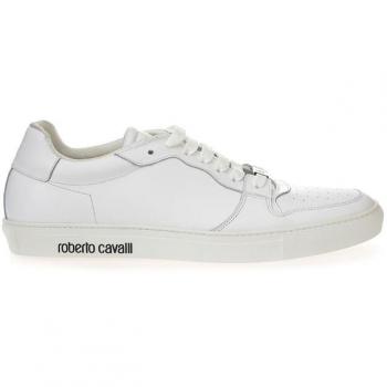 Roberto Cavalli Luxe White Sneakers