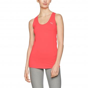 Puma Tank Top Esencial, Mujer, Beige (Soft Fluo Peach Heather), S