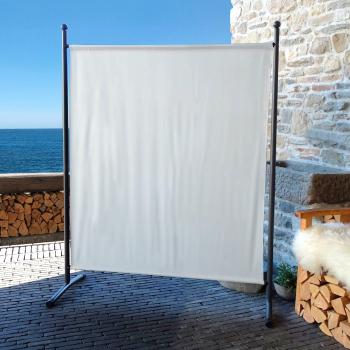 Quick Star Paravent Weiß 150x190 cm