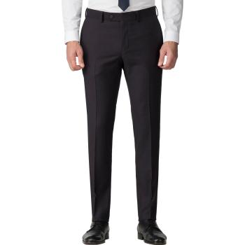 Mulberry Gingham and Dogtooth Super Slim Fit Brit Blue Men's Trousers