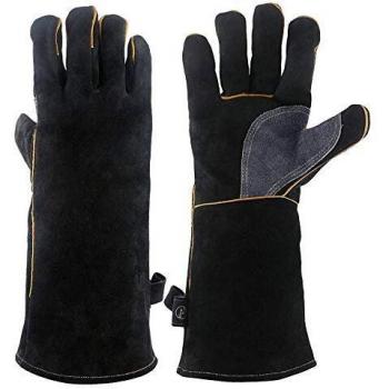 Gants Kim YUAN: Cuir Extra-Dur, Protection contre la Chaleur et Résistance au Feu