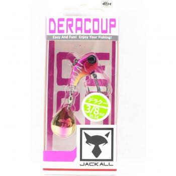 Jackall Deracoup 3/8 oz Pink Back Crown Spin‑Tail‑Sinker (Jahr 2010)