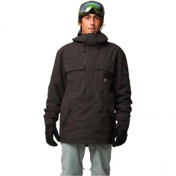 Rip Curl Giacca Nera Pinnacle XL