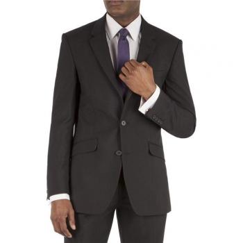 Men's Black Panama Tailored Fit Jacket
