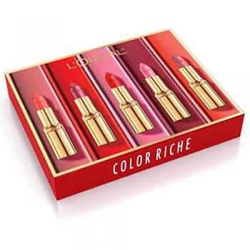 Coffret 5 Rouges à Lèvres Fini Satin