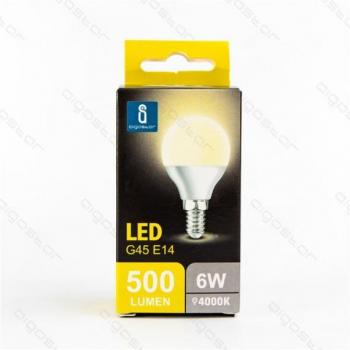Lampadina LED A5 G45 6W attacco E14 500 lumen bianco naturale