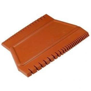 Dual Length Rubber Hair Comb – 3″ + 4½″ Sides