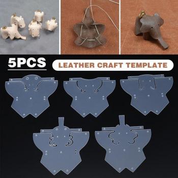 Pochoirs de Bricolage en Cuir PVC