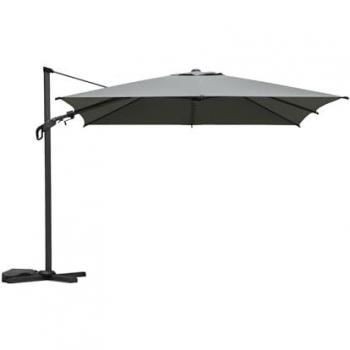 Parasol ETRETAT déporté rectangulaire kaki 3x4m