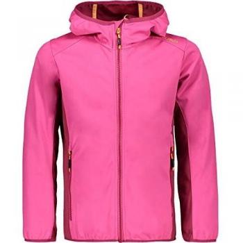 CMP Bouganville Mädchen‑Softshell Jacke, feste Kapuze, 110 cm