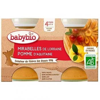 Babybio Fruchtpüree Apfel-Mirabelle 130 g