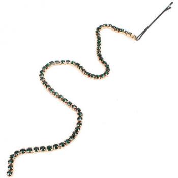 Extensiones de Cabello con Clip de Rhinestone