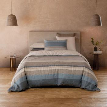 Housse de couette beige 140x200 cm + taies d'oreiller 65x65 cm Anne de Solène