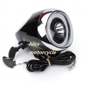 Lámpara Ojo de Ángel 60V con Interruptor de Llave para Moto Eléctrica