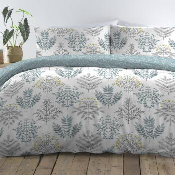 'Emily' Botanical Fern Print Duvet Cover Set