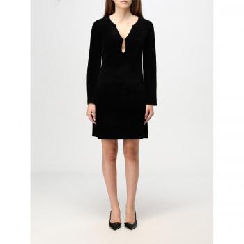 Robe Élégante Armani Femme Noir 40
