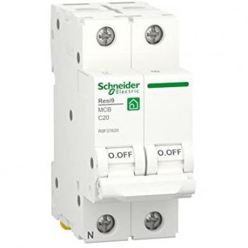 Schneider Interruttore magnetotermico 20A 1P+N 4,5KA c 2 Moduli R9F37620