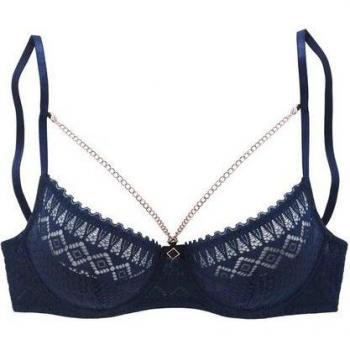LASCANA Top Lencería Azul Oscuro