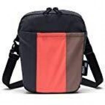 Herschel 10658-03083 Sac Cruz Reflective Noir/Corail/Écorce de Pin Unisexe