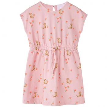 Vestito con Coulisse per Bambina Arancione Chiaro 104
