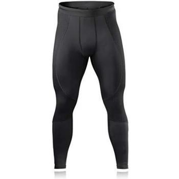 Kompressionshose mit Rehband – Herren Black, XXL – Runner’s Knee/ITBS Relief