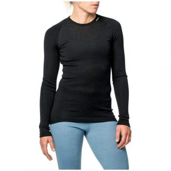 Polo Merino Woolpower Negro Light Layer
