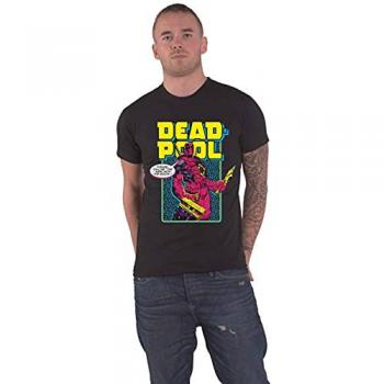 Deadpool Comic Merc Black Shirt – Small Unisex Marvel