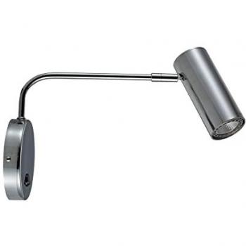 Zumaline TUBO Leselicht, Silber, 1x GU10-Fassung