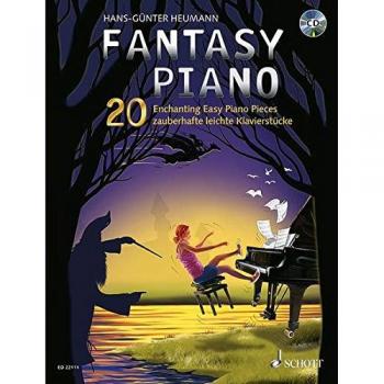 Fantasy Piano: 20 zauberhafte leichte Klavierstücke. Klavier. Ausgabe mit CD.