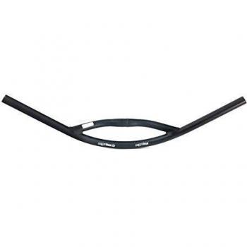 Ergotec Trekking 2‑Tube Black Handlebar, Unisex, 25.4 mm