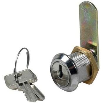 Serratura a cilindro Fumagalli IBFM con leva dritta, diametro 16 mm, lunghezza 8