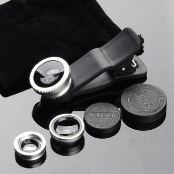 Smartphone Macro Fisheye Lens with Clip