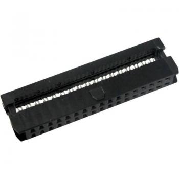 Dual‑Row 44‑Pin 2 mm Pitch Connector, Built‑In Strain Relief