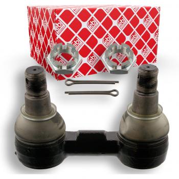 Febi Bilstein 35062 Stabilizer Link mit Kronenmuttern und Splinten für Vorderachse