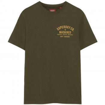 Superdry Khaki Marl Flock Graphic Short Sleeve Tee 3XL
