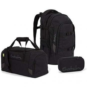 Satch Pack „Blackjack“: 3‑teiliges Schulrucksack‑Kit