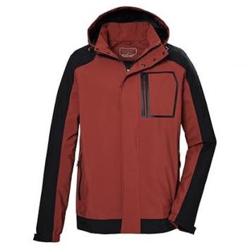 Outdoorjacke KILLTEC KOS 54 MN JCKT, Herren, rot, wind
