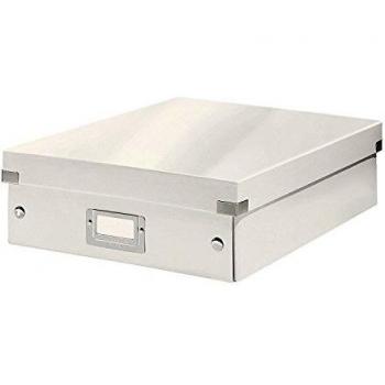 Leitz WOW Click & Store Medium Organiser Box White