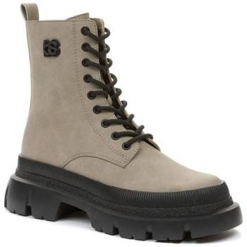 Betsy Beige Stivaletto con Tutto Camoscio
