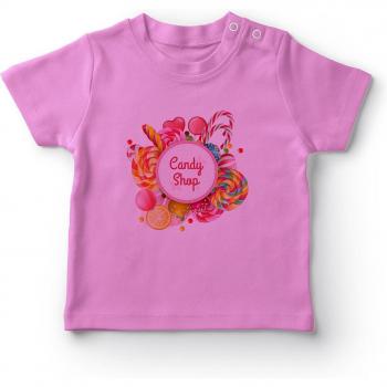 Camiseta Rosa para Bebé Niña Şekerçi