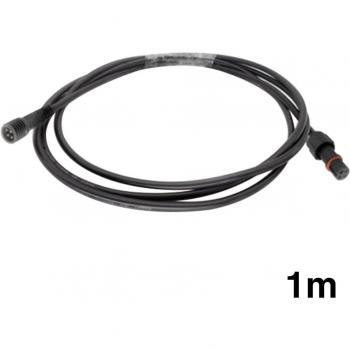 Black PVC Garden Extension Cable for Solar Lights 2/3/4 Pin