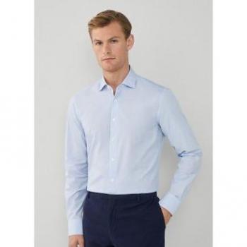 Camisa Fine Stripe Azul Hackett para Hombre
