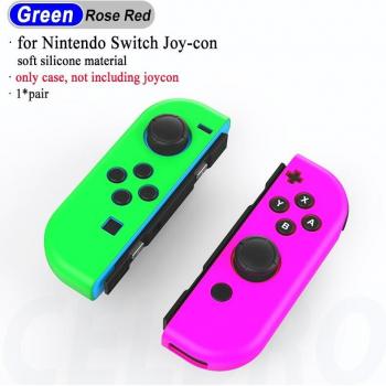 Accesorios de silicona para controladores Joy-Con de Nintendo Switch