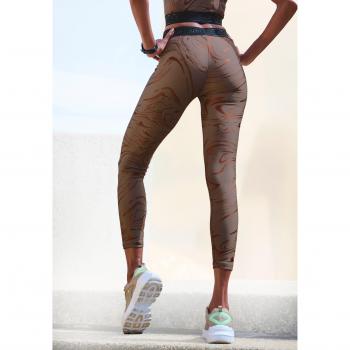 LASCANA ACTIVE Funktionsleggings – Schimmernde 3D-Schrift Sportleggings
