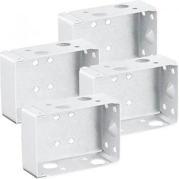 Perfil 2″ Soporte Ciego para Riel de Cabeza, 4 piezas