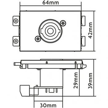 Speakon‑Stromverteiler Vision TC3