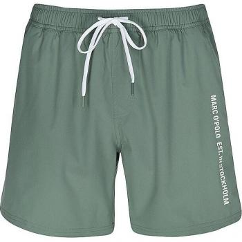MARC O'POLO Badeshorts Grün XL mit Seitentaschen und Logoschriftzug