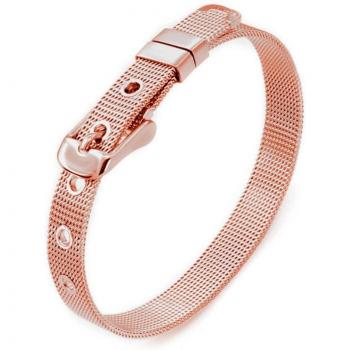 8mm Stainless Steel Charm Wristband